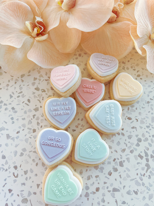 Swiftie mini conversation hearts set of 9