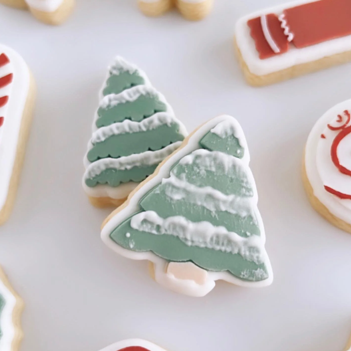Christmas minis set of three debossers and cutters
