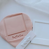 NEW Blank Polaroid  Stamp and Cutter with matching mini embossers