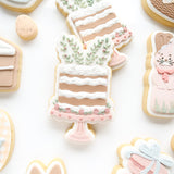 Easter cake with tiers and ears debosser and cutter
