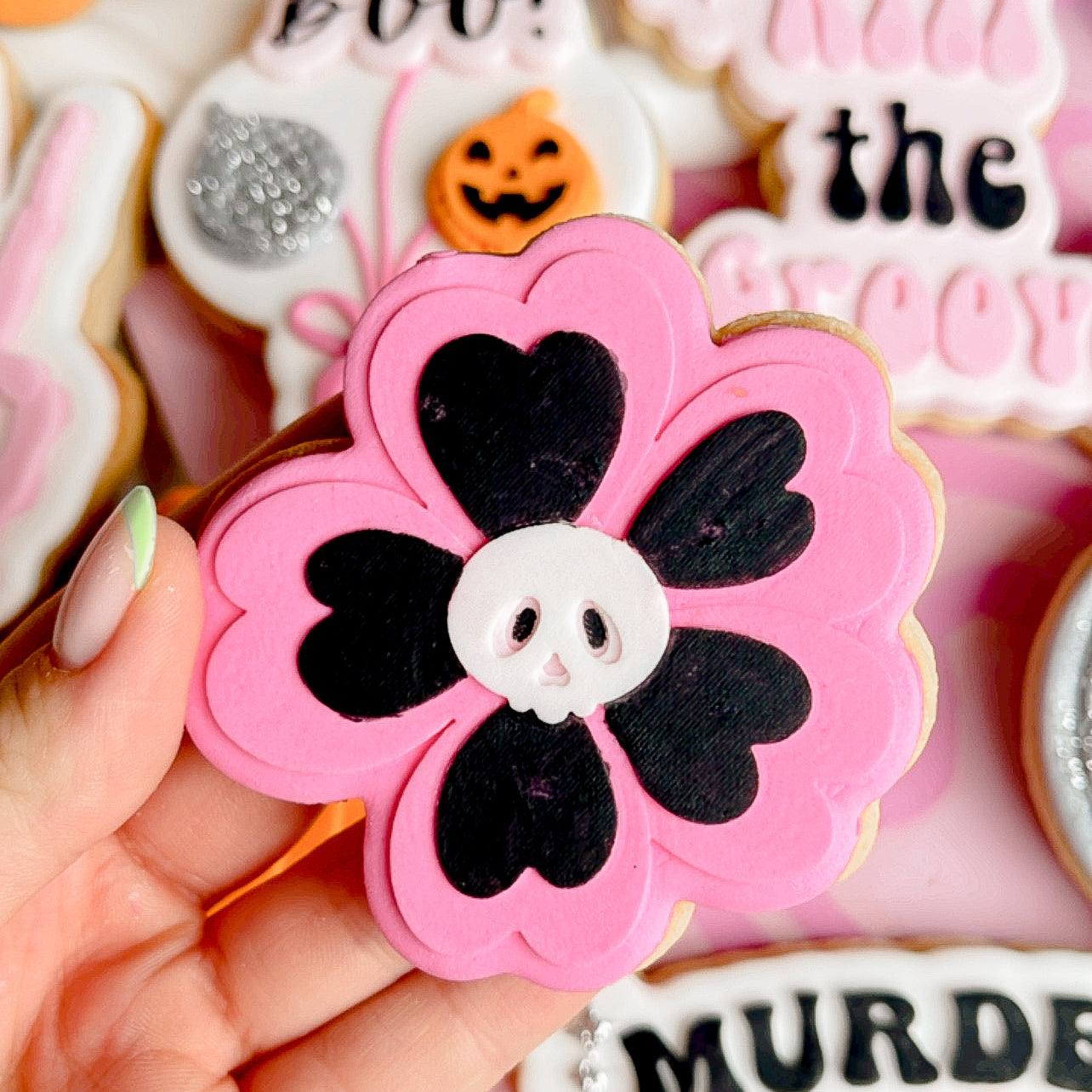 Skull floral debosser and cutter