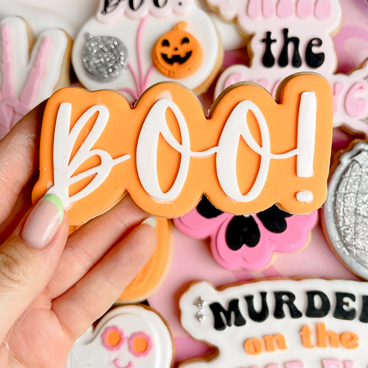 Standard sized BOO! EEK! debosser and cutters set of 2
