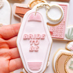 Bride to be key ring debosser and cutter