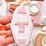 Bride to be key ring debosser and cutter