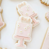 Cake with “number____” topper debosser and cutter