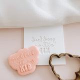 Teacher font set of four stamps and cutters