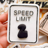 Customisable number SPEED LIMIT debosser and cutter