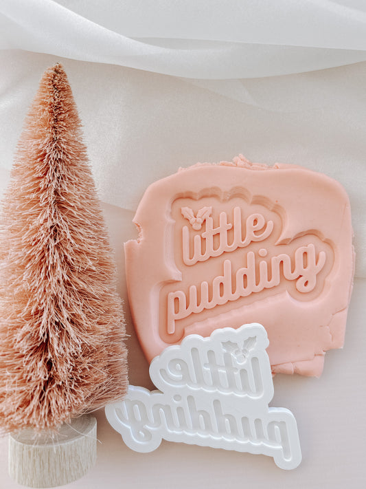 Little pudding font stamp