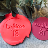 Eighteen Cookie Stamp Cookie Embosser
