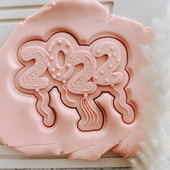 2022 Balloon Cookie stamp and cutter