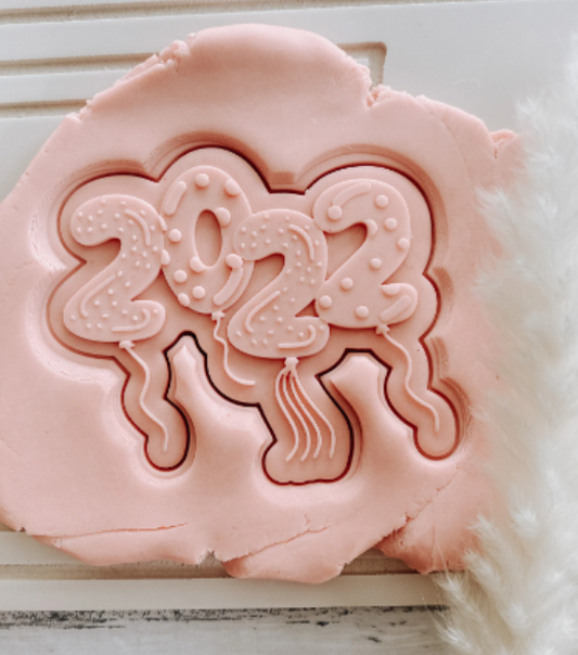 2022 Balloon Cookie stamp and cutter
