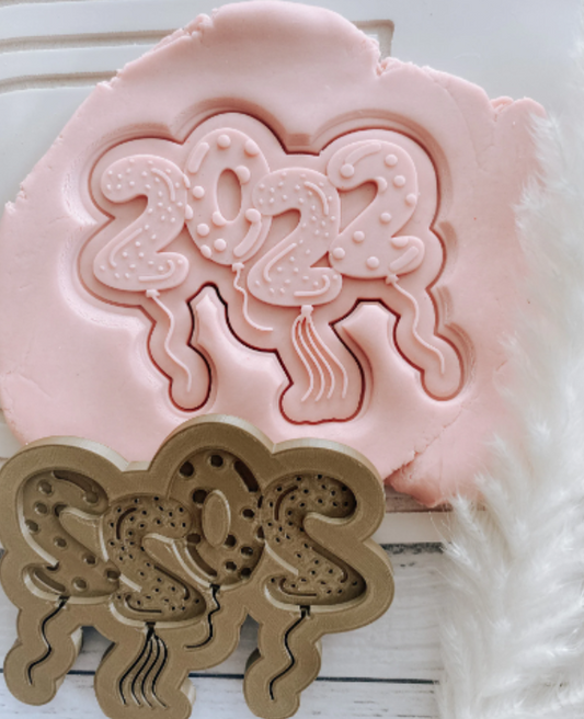2022 Balloon Cookie stamp and cutter