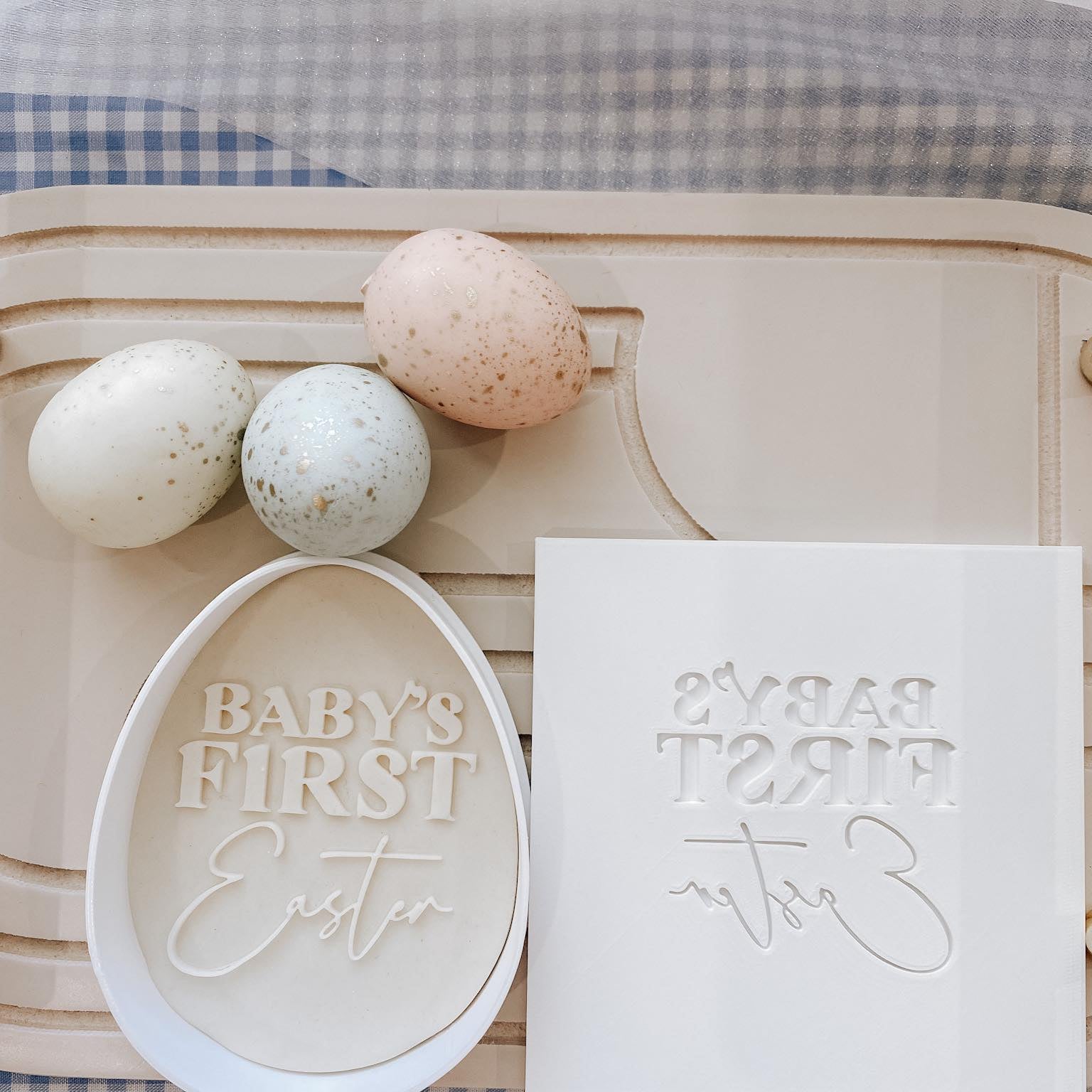 Baby’s First Easter stamp and cutter