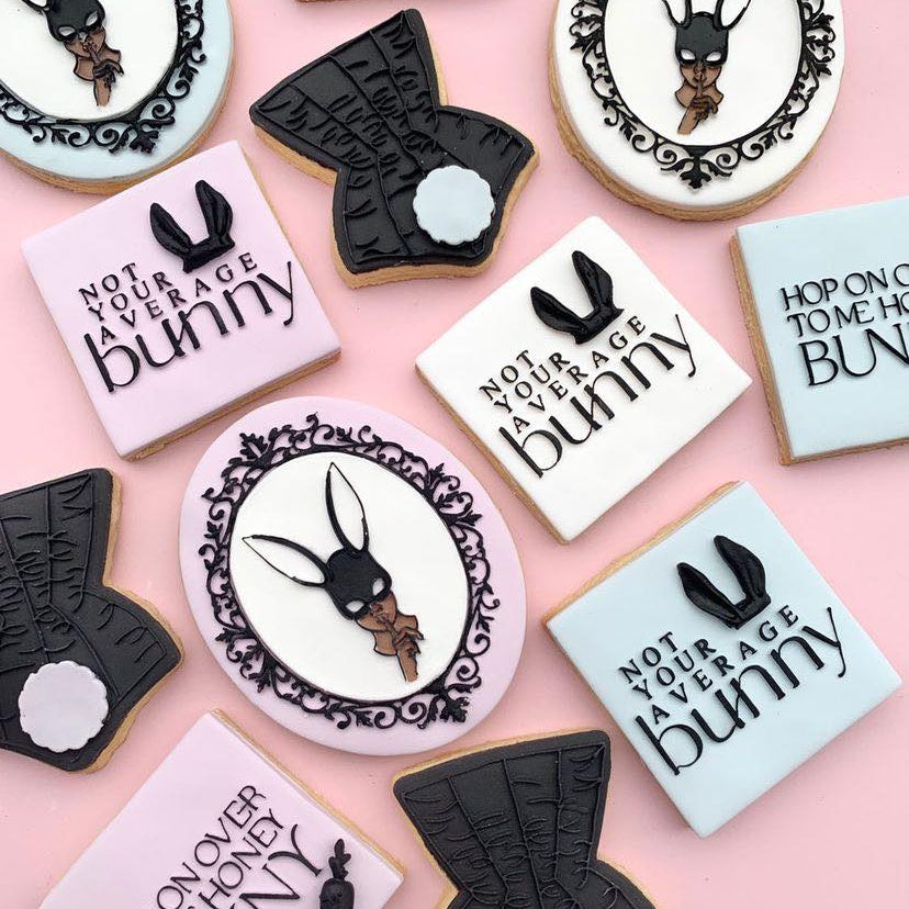 Cheeky bunny corset and tail stamp and cutter
