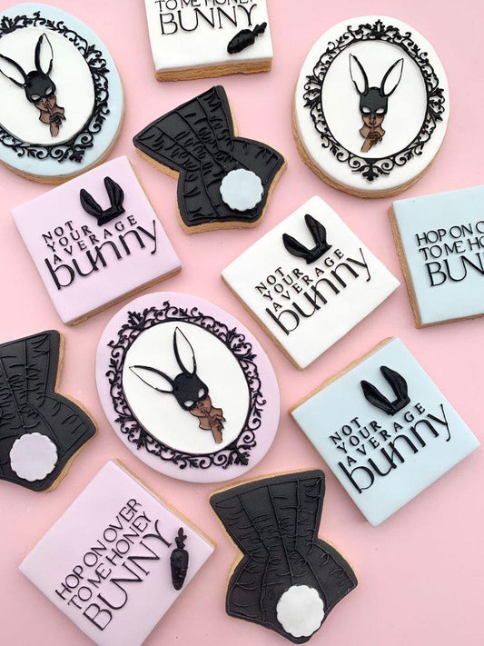 Cheeky bunny corset and tail stamp and cutter