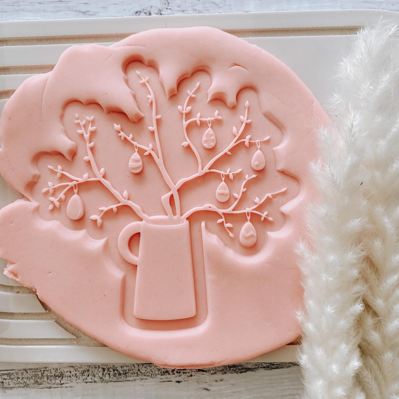Easter birch tree debosser and cutter