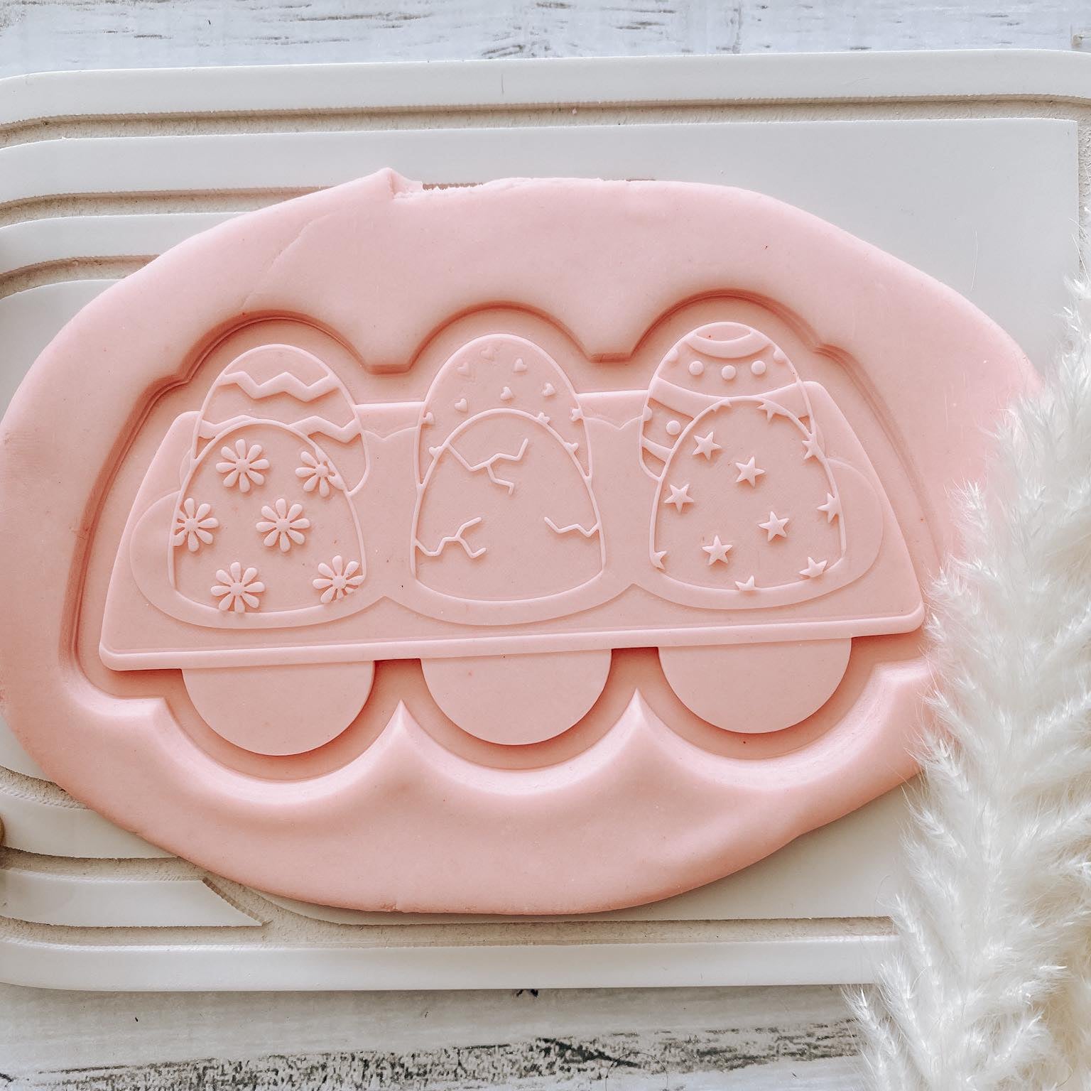 Easter egg carton debosser and cutter