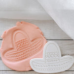 Mexican Fiesta Sombrero debosser and cutter