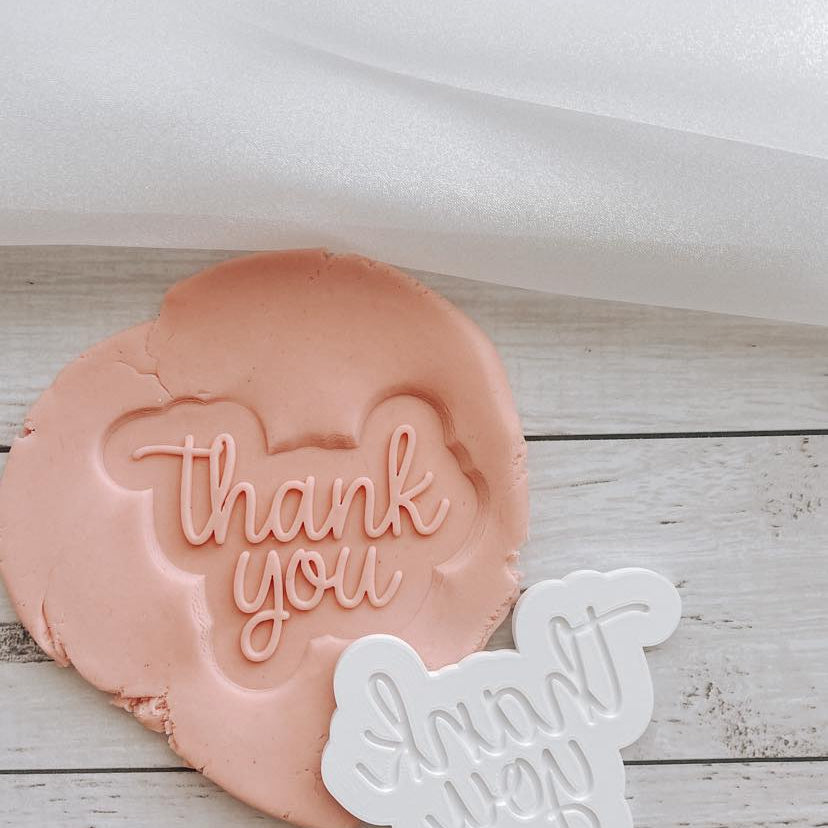 Thank you ’pop’ stamp and cutter