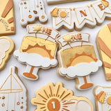 Sun cake debosser and cutter