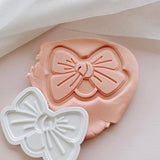 Baby hair tie stamp and cutter