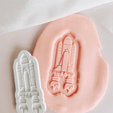 NASA themed rocket debosser and cutter