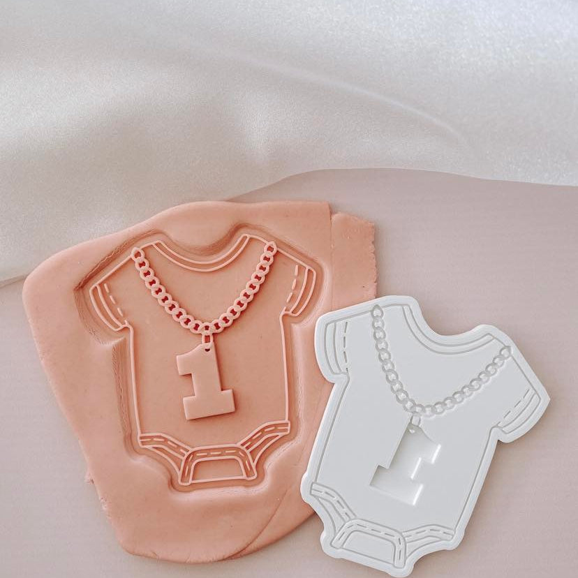 Bling chain onesie debosser and cutter