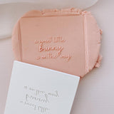 A sweet little bunny is on the way debosser only