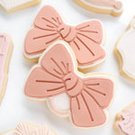 Baby hair tie stamp and cutter