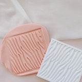 Zebra pattern plate debosser