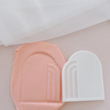 Modern rainbow double arch debosser and cutter