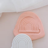 Boho rainbow abacus debosser and cutter