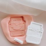 Type writer debosser and cutter