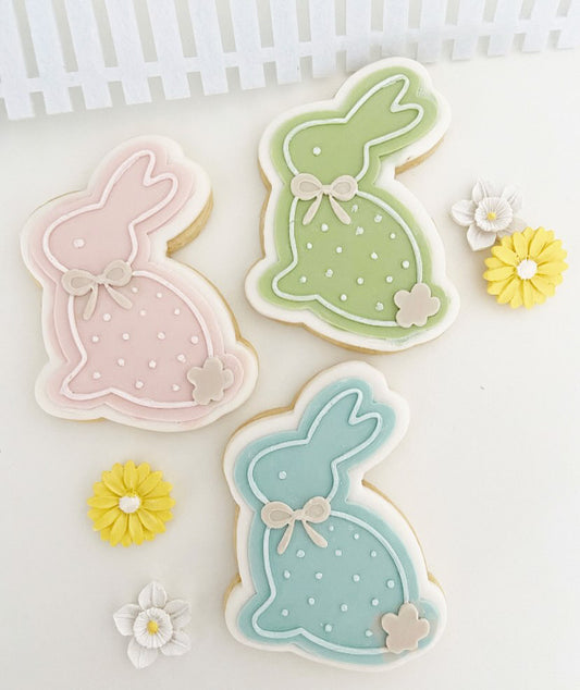 Easter bunny cookie stamp and cutter