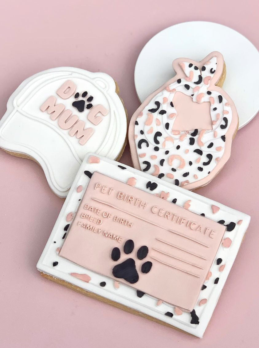 Dog mum- Bandana stamp and cutter