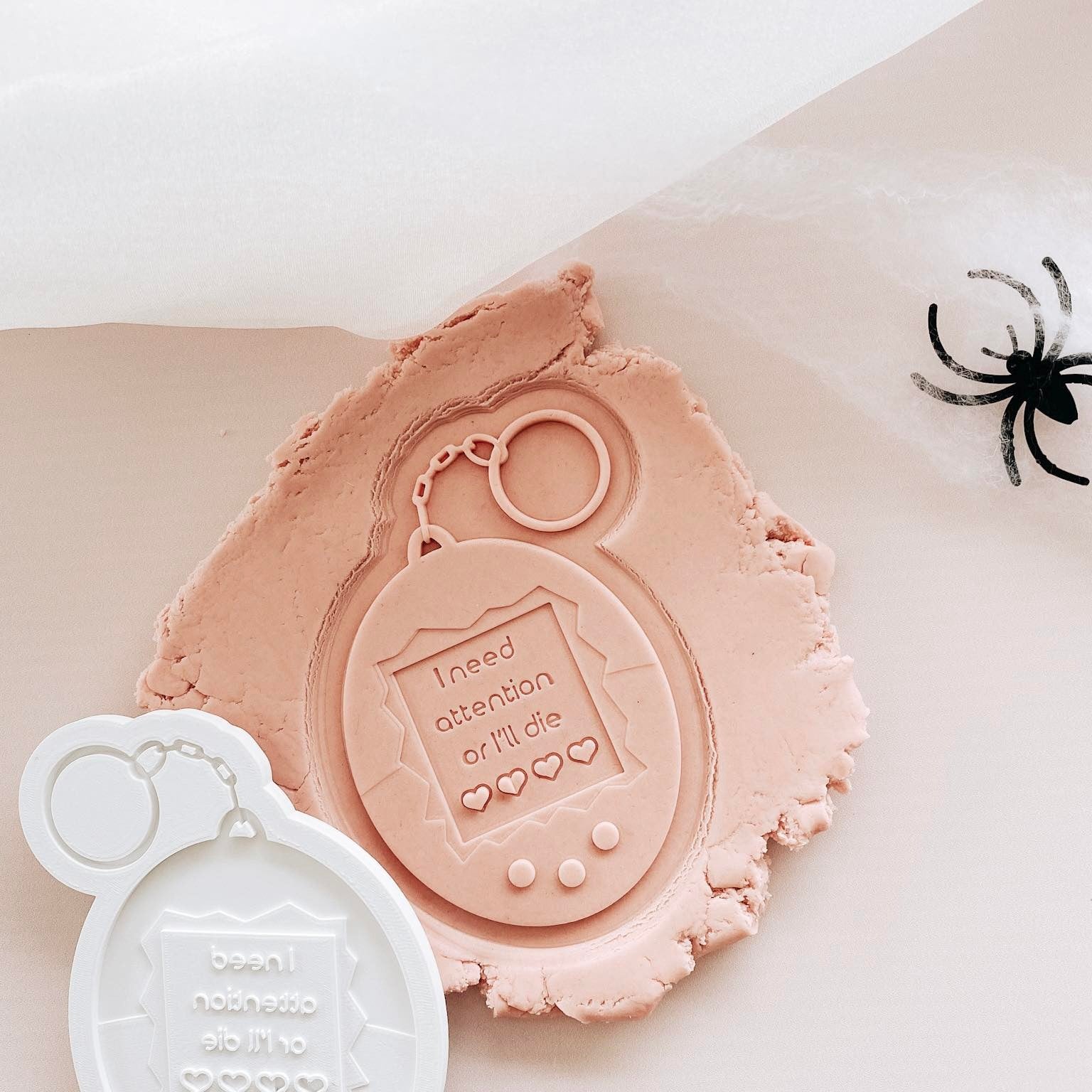 Retro tamagotchi debosser and cutter