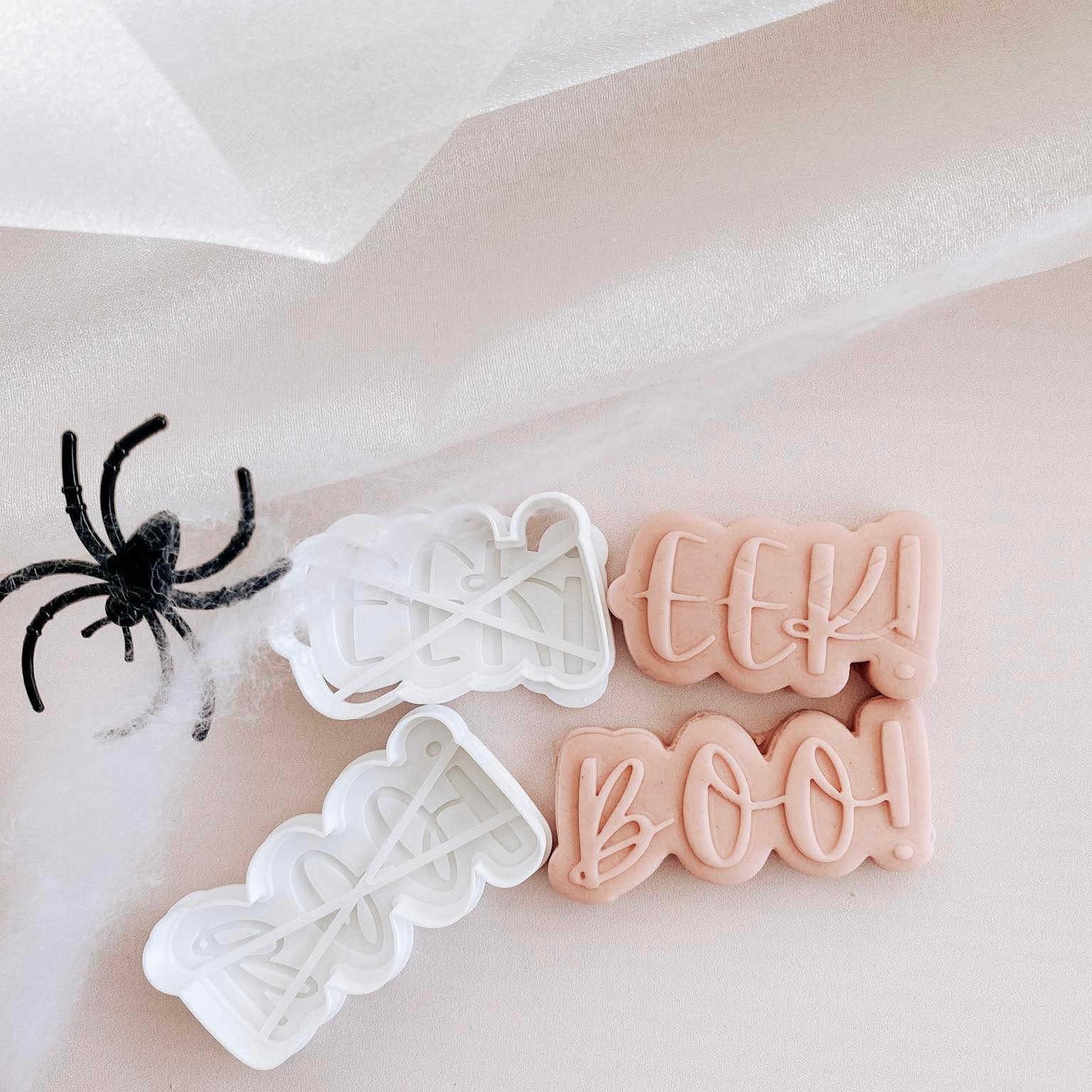 Mini eek! & boo! debossers and cutters set of 2