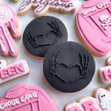 Skeleton fingers set of 3 debossers