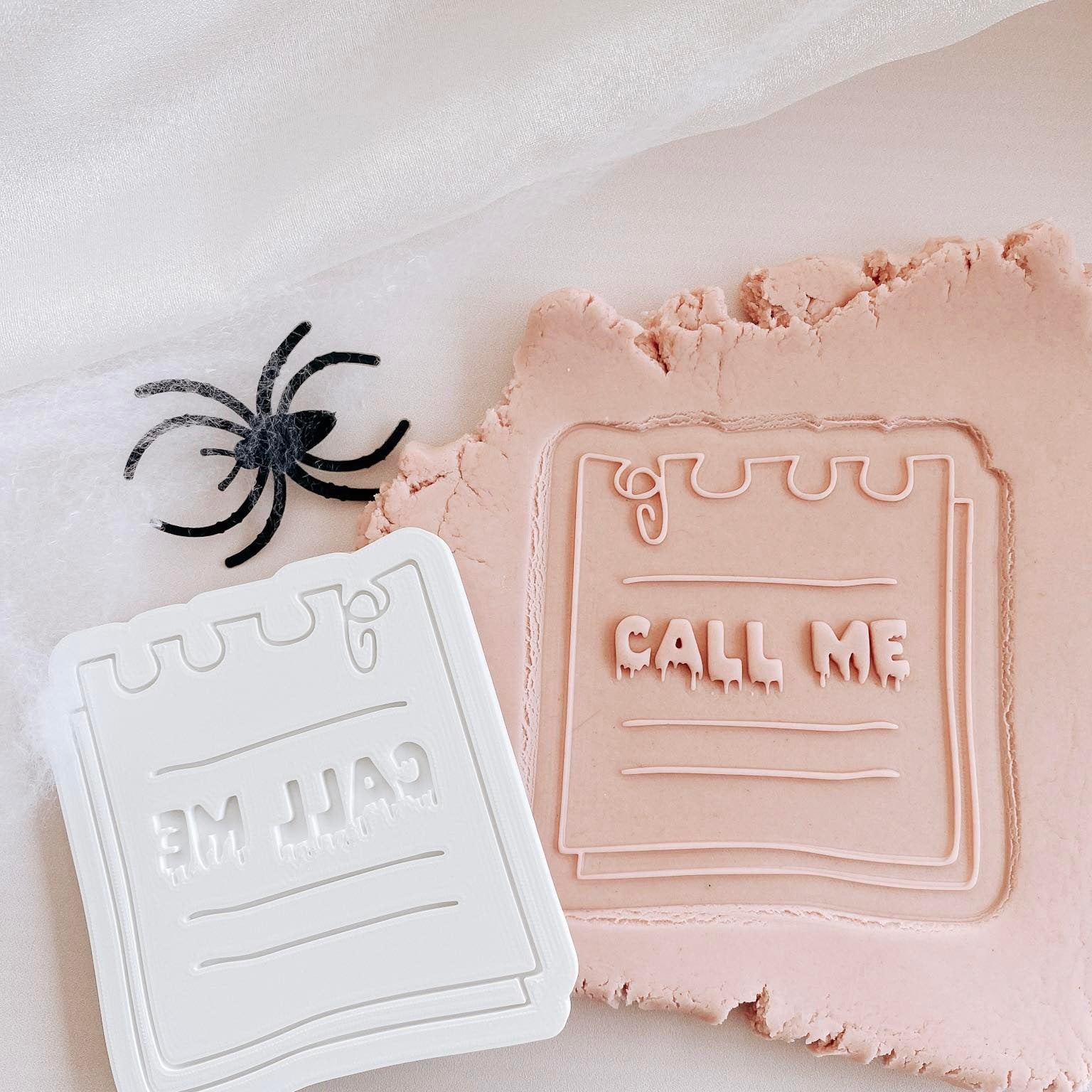 Call me sticky note debosser and cutter