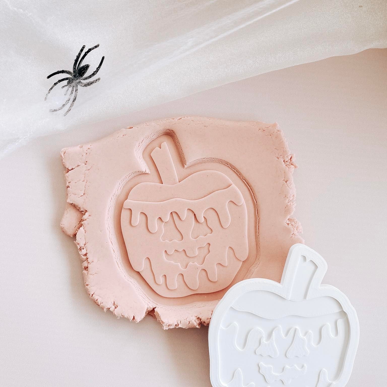 Haunted toffee apple debosser and cutter