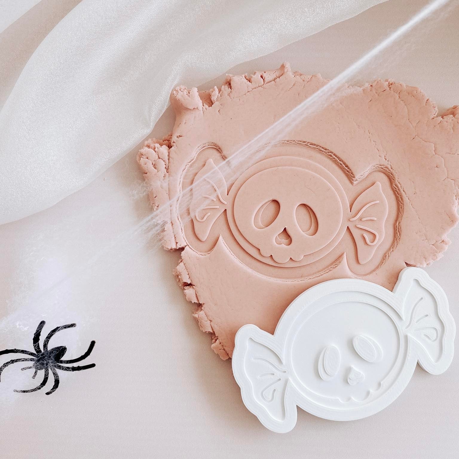 Skull candy wrapper debosser and cutter
