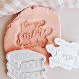 I love you s’more each day debosser and cutter