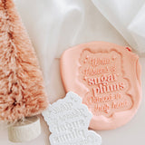 While visions of sugar plums danced in their head stamp and cutter