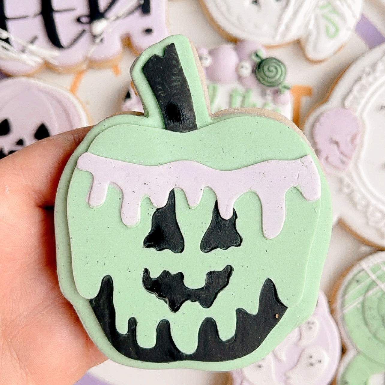 Haunted toffee apple debosser and cutter