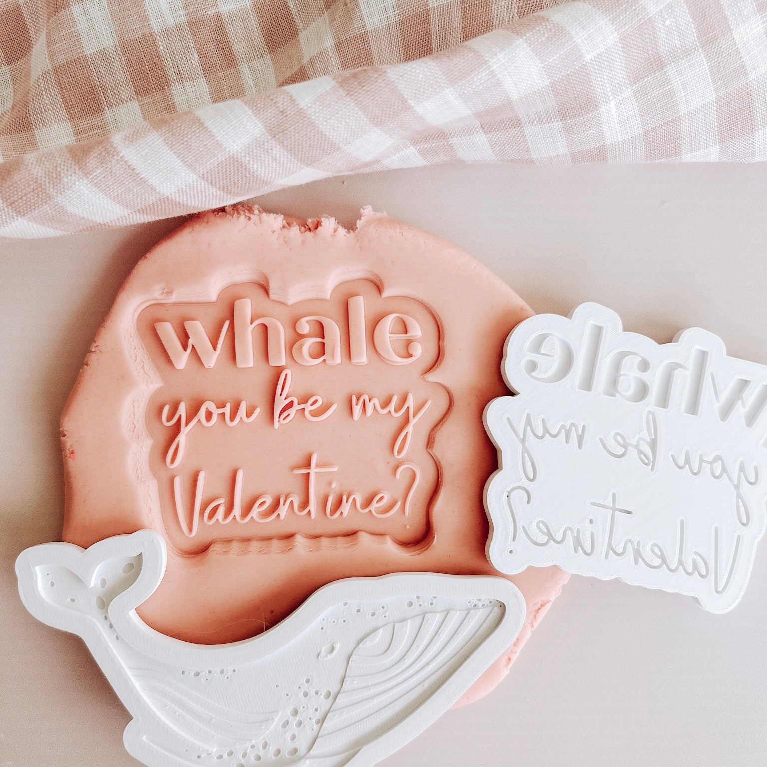 Whale you be my Valentine? Font debosser and cutter