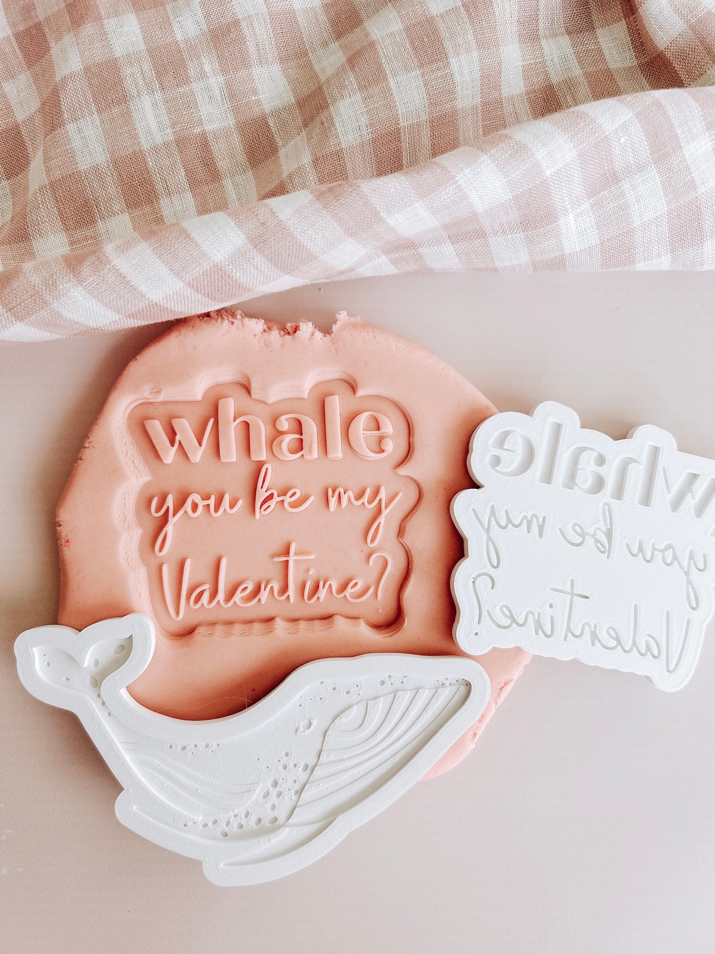 Whale you be my Valentine? Font debosser and cutter