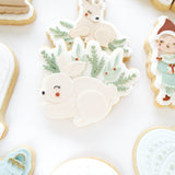 Scandi bunny in thistle debosser and cutter