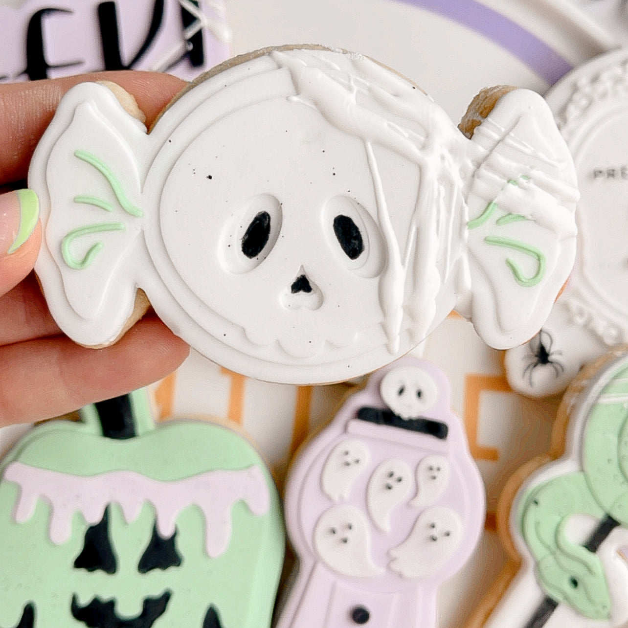Skull candy wrapper debosser and cutter
