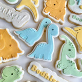 Cute Brachiosaurus dinosaur debosser and cutter
