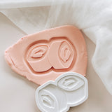 Sushi themed set of 6 debossers and cutters